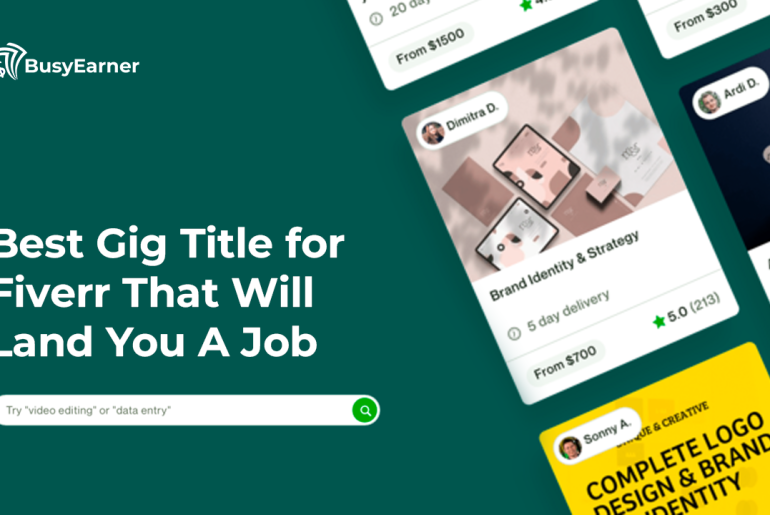 Best Gig Title for Fiverr That Will Land You A Job